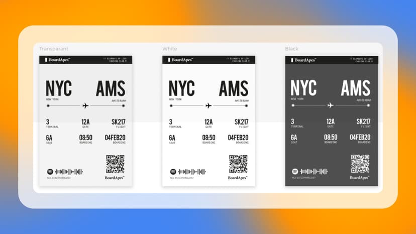 BoardApe - Herinner je reis met een gegrafeerde glasplaat
